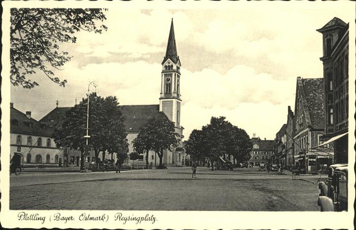 Plattling Isar Bayern Reysingplatz