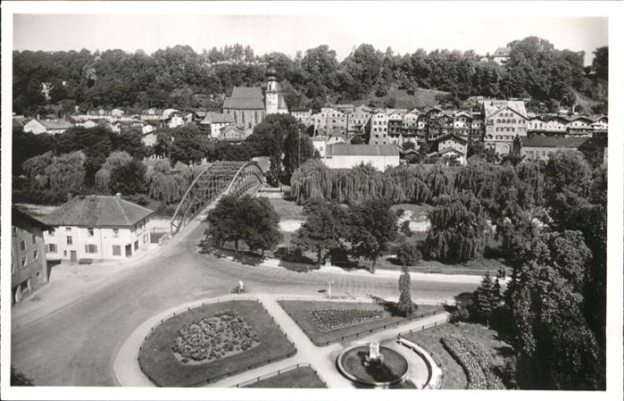 Trostberg Alz Traunstein Bayern Bruecke Park