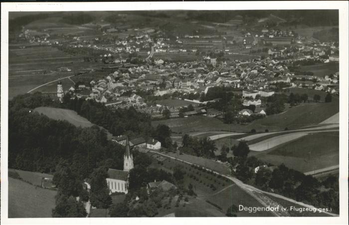Deggendorf Donau Flugaufnahme