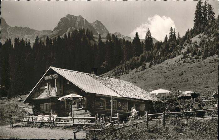 Baad Mittelberg Kleinwalsertal Bärgunt Hütte