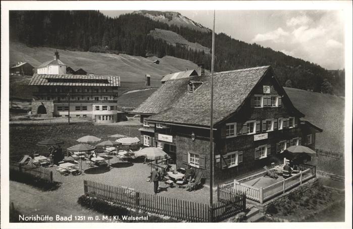 Baad Mittelberg Kleinwalsertal Noris Hütte