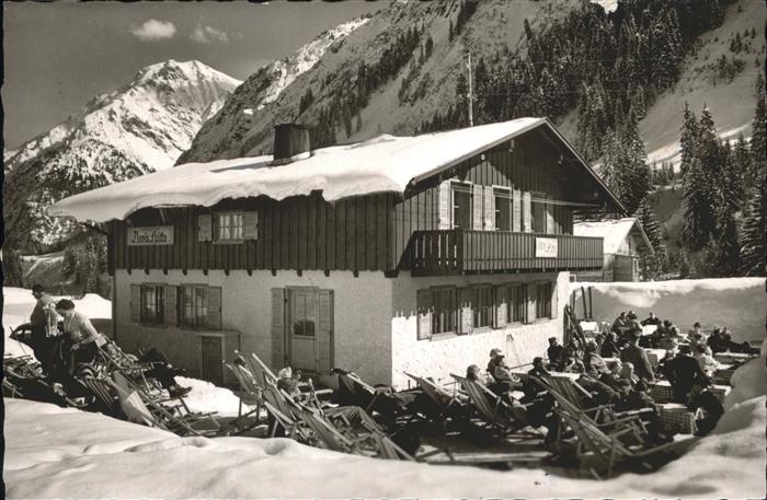 Baad Mittelberg Kleinwalsertal Norishütte Zwölferkopf