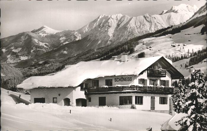 Hirschegg Kleinwalsertal Vorarlberg Sportheim Schönegg