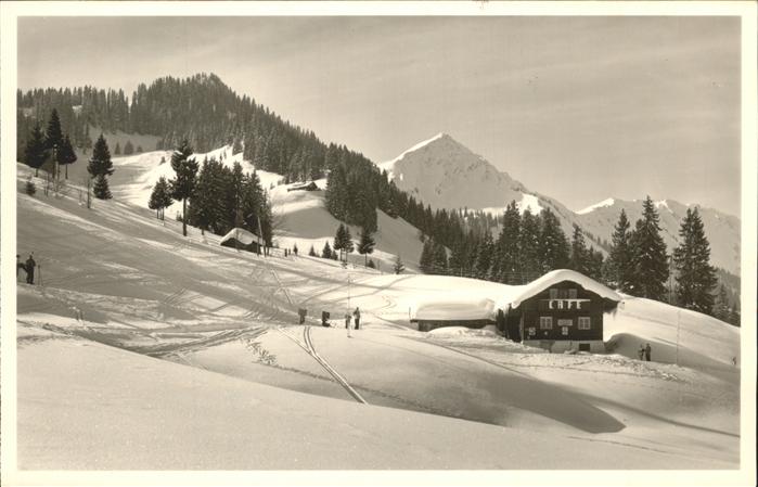 Hirschegg Kleinwalsertal Vorarlberg Cafe Moosbrugger Fuchsfarm