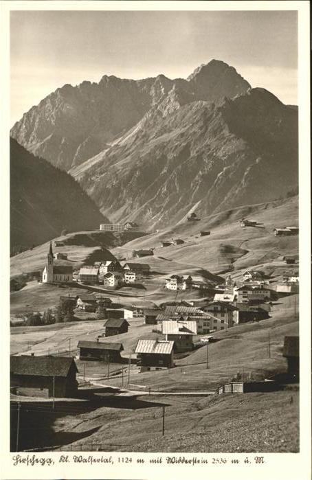Hirschegg Kleinwalsertal Vorarlberg Panorama