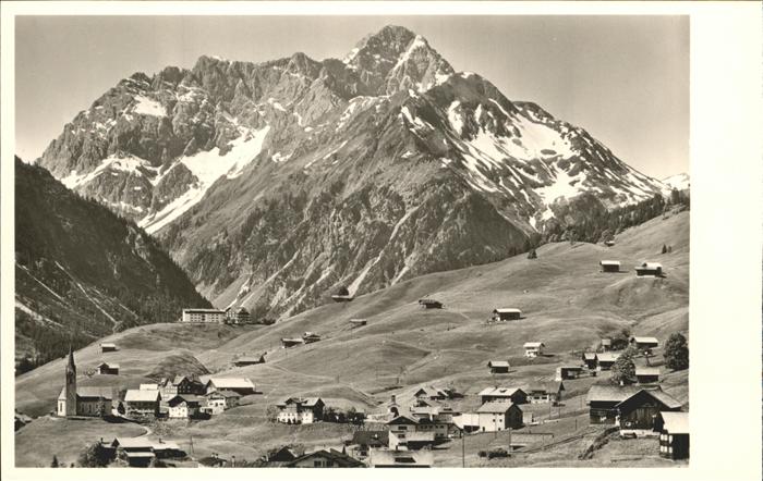 Hirschegg Kleinwalsertal Vorarlberg Panorama Bärenkopf Widderstein