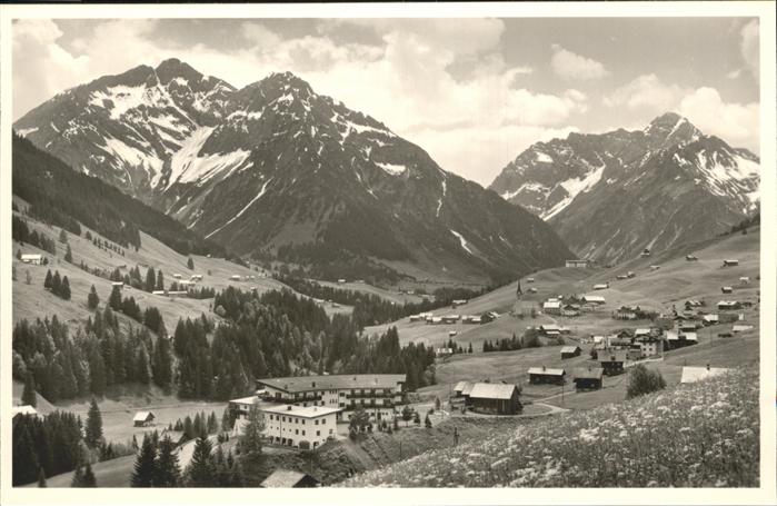 Hirschegg Kleinwalsertal Vorarlberg Panorama