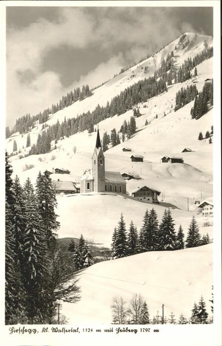 Hirschegg Kleinwalsertal Vorarlberg Kirche Heuberg