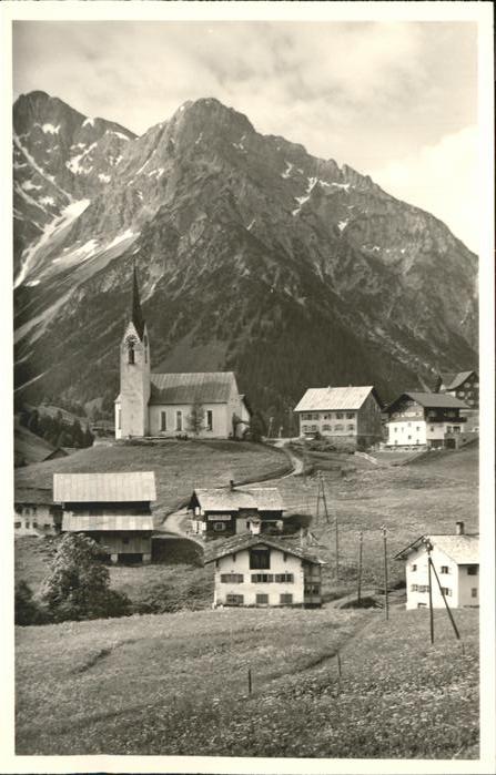 Hirschegg Kleinwalsertal Vorarlberg Kirche Widderstein Bärenkopf