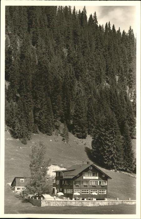 Hirschegg Kleinwalsertal Vorarlberg Berggasthof Haus Küren