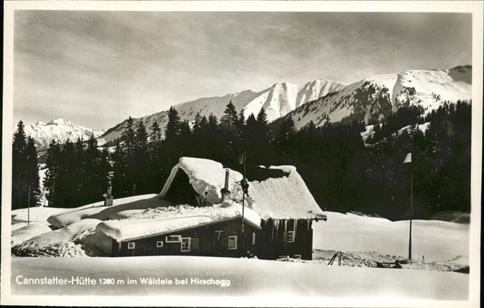 Hirschegg Kleinwalsertal Vorarlberg Cannstadter Hütte