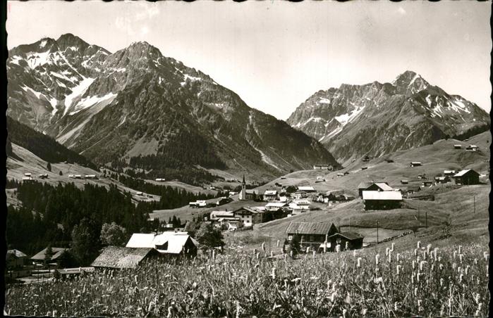 Hirschegg Kleinwalsertal Vorarlberg Panorama