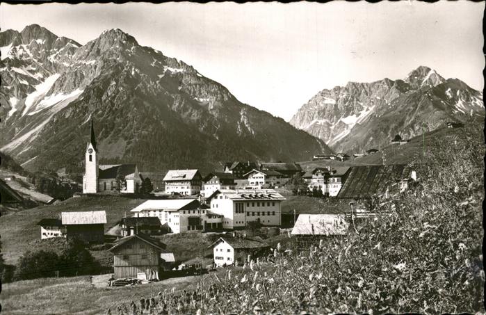 Hirschegg Kleinwalsertal Vorarlberg Panorama