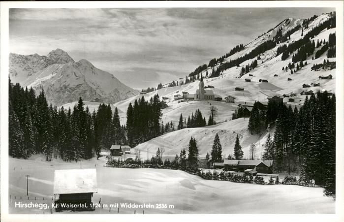 Hirschegg Kleinwalsertal Vorarlberg Widderstein