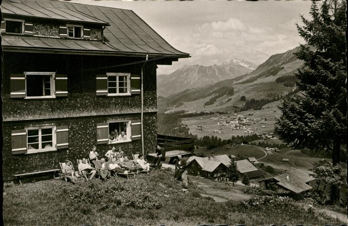 Hirschegg Kleinwalsertal Vorarlberg Haus Bergheimat
