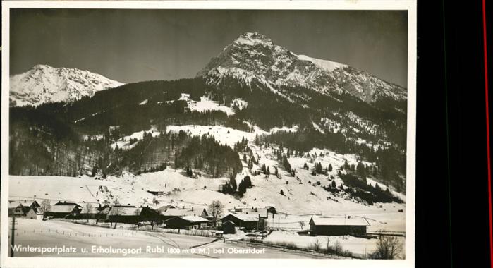 OBERSTDORF Bayern Gasthof Rubihorn