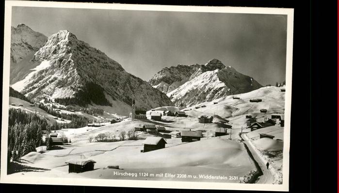 Hirschegg Kleinwalsertal Vorarlberg Elfer Widderstein
