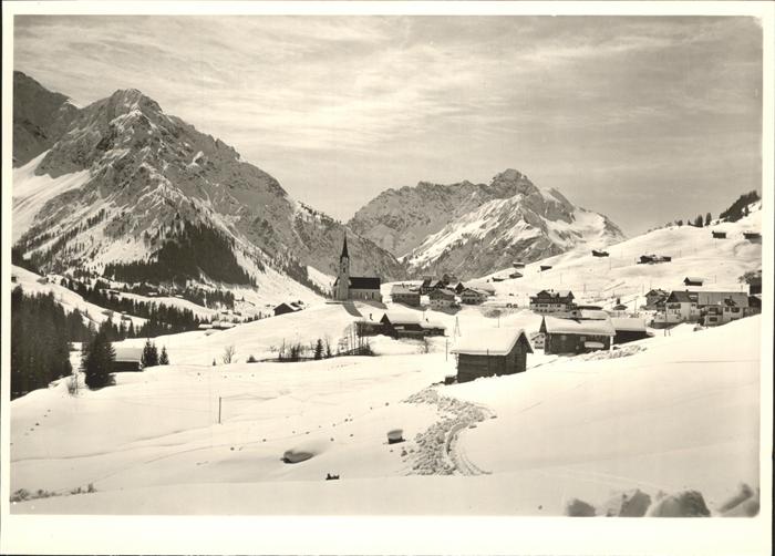 Hirschegg Kleinwalsertal Vorarlberg Panorama