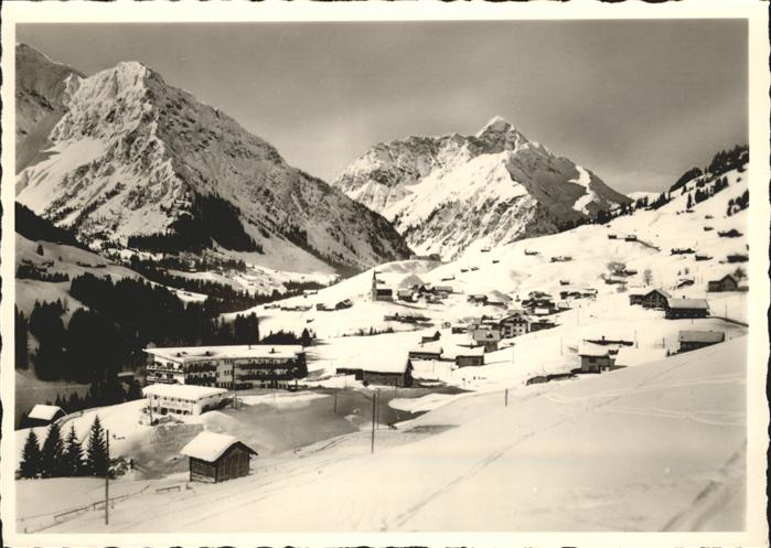 Hirschegg Kleinwalsertal Vorarlberg Panorama