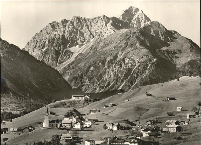 Hirschegg Kleinwalsertal Vorarlberg Panorama