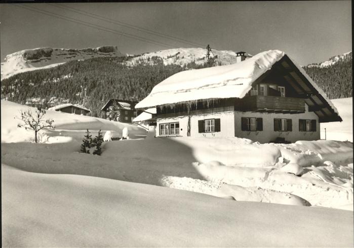 Hirschegg Kleinwalsertal Vorarlberg Haus Ellmaier