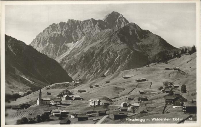 Hirschegg Kleinwalsertal Vorarlberg Widderstein