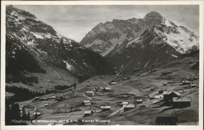 Hirschegg Kleinwalsertal Vorarlberg Panorama