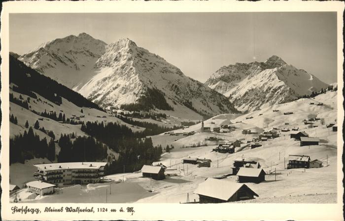 Hirschegg Kleinwalsertal Vorarlberg Panorama