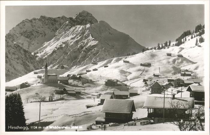 Hirschegg Kleinwalsertal Vorarlberg Widderstein