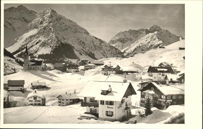 Hirschegg Kleinwalsertal Vorarlberg Elfer Zwölfer Widderstein Bärenkopf