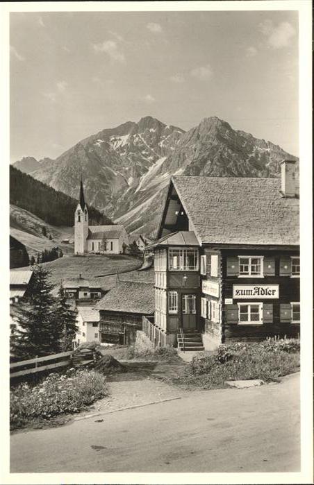 Hirschegg Kleinwalsertal Vorarlberg Pension zum Adler