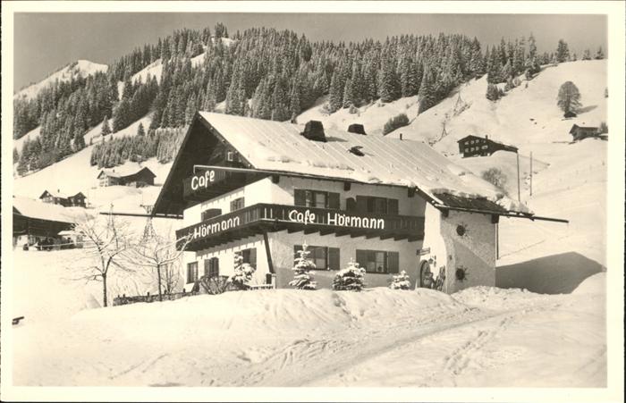 Hirschegg Kleinwalsertal Vorarlberg Cafe Hörmann