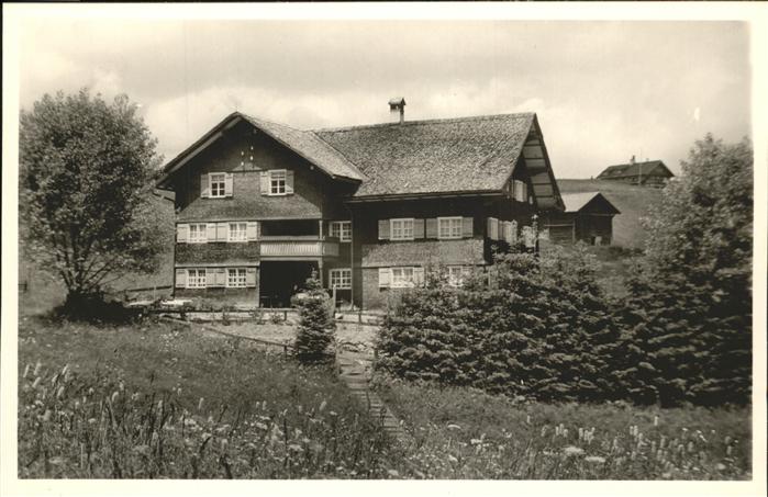 Hirschegg Kleinwalsertal Vorarlberg Haus Wäscher