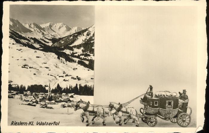 Riezlern Kleinwalsertal Vorarlberg Panorama Kutsche