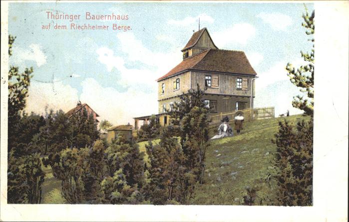 Riechheimer-Berg Thüringer Bauernhaus Frau Kind