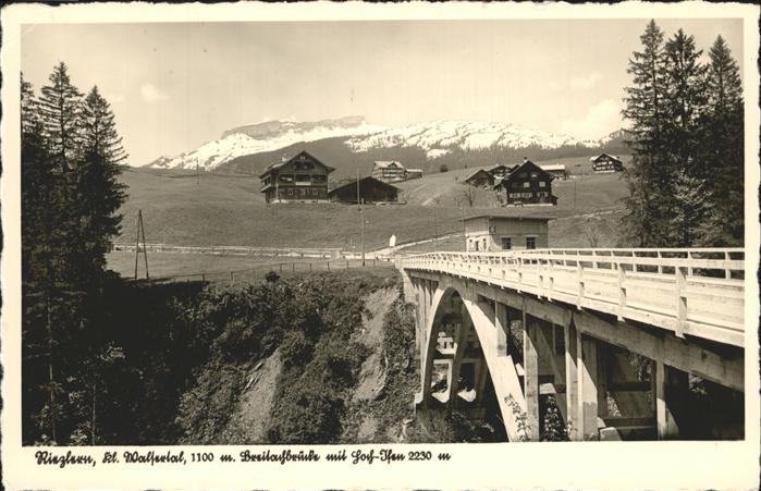 Riezlern Kleinwalsertal Vorarlberg Breitachbrücke