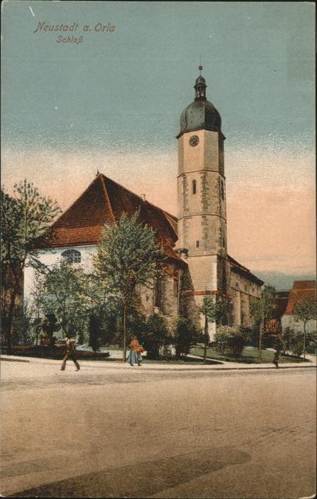 Neustadt Orla Schloß Menschen