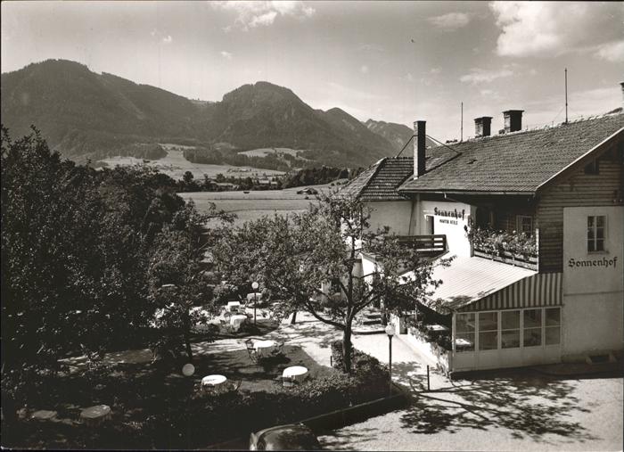 Ruhpolding Bayern Sonnenhof Martin Heile Gartenwirtschaft