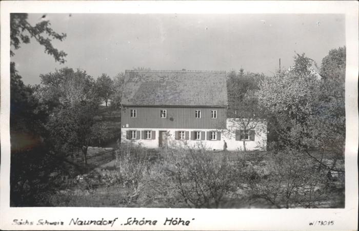 Naundorf Struppen Gasthaus Schöne Höhe