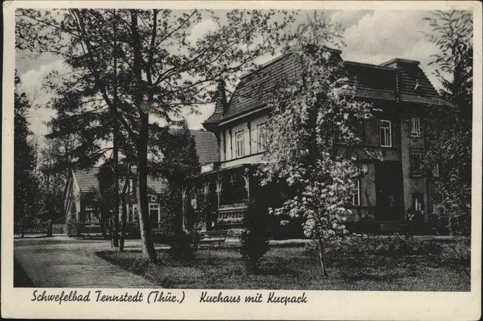Tennstedt Bad Kurhaus Kurparkt Schwefelbad