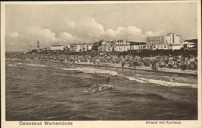 Warnemuende Ostseebad Strand Kurhaus, Ostseebad