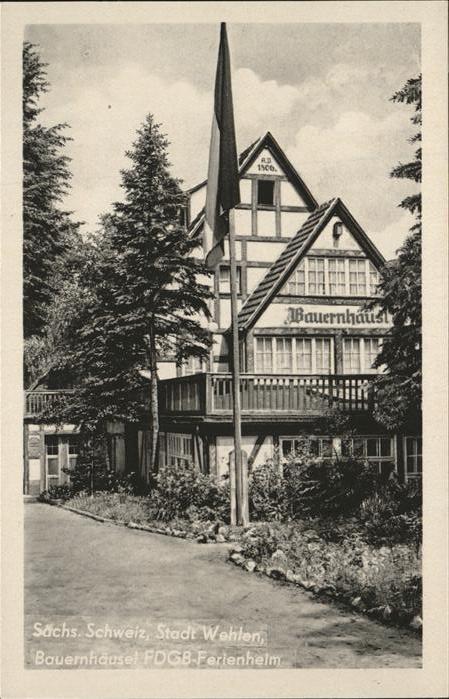 Wehlen Sachsen Bauernhaus FDGB Ferienheim