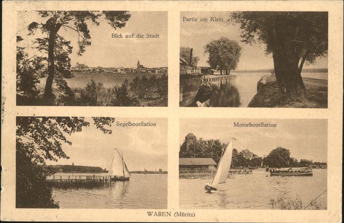 Waren Mueritz Motorbootstation Kietz, Stadt, Segelboo