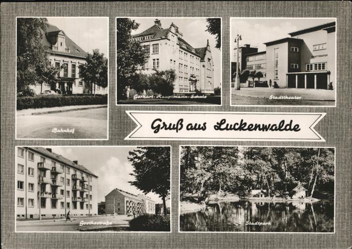 Luckenwalde Gerhardt-Hauptmann-Schule Stadttheater