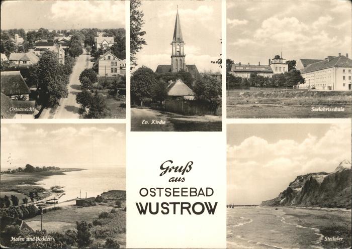 Wustrow Ostseebad Se3efahrtsschule Hafen, ev. Kirche
