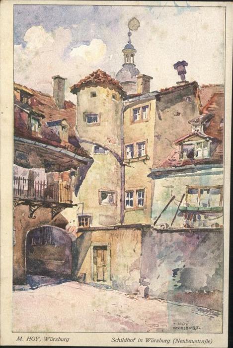 WueRZBURG Bayern Schildhof Neubaustrasse