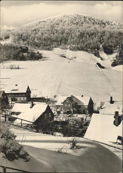 Waltersdorf Oberlausitz Lausche Hubertusbaude, Winter
