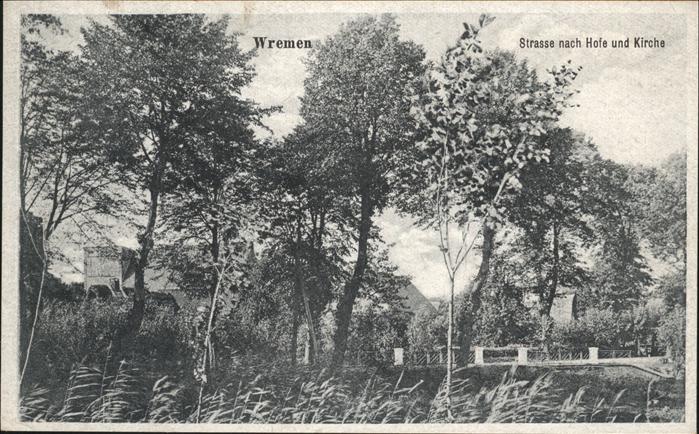 Wremen Cuxhaven Niedersachsen Strasse Hofe, Kirche