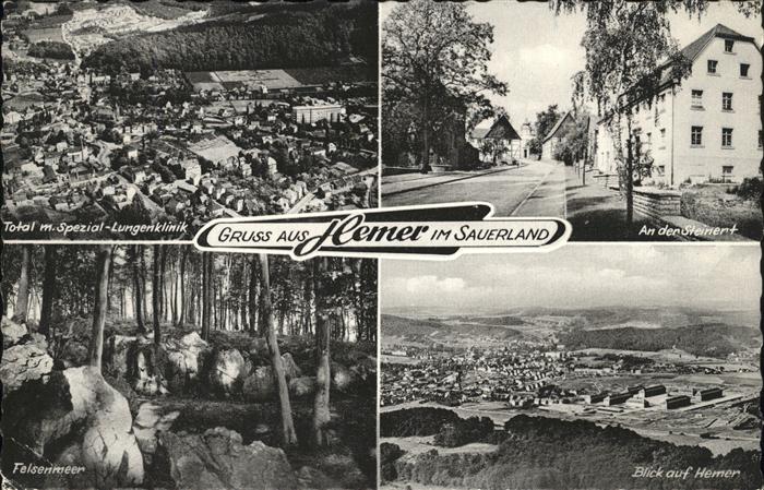 Hemer NRW Lungenklinik Felsenmeer