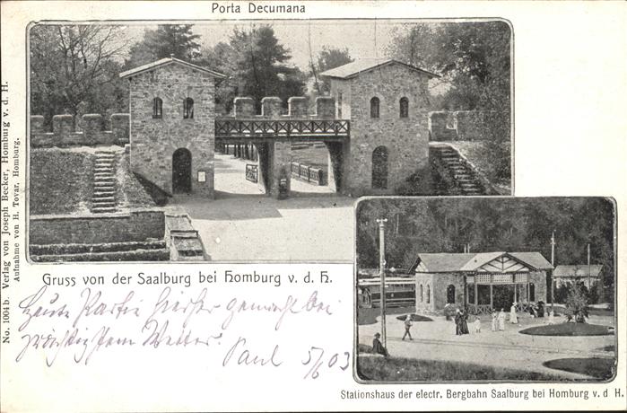 Homburg Homburg Saalburg